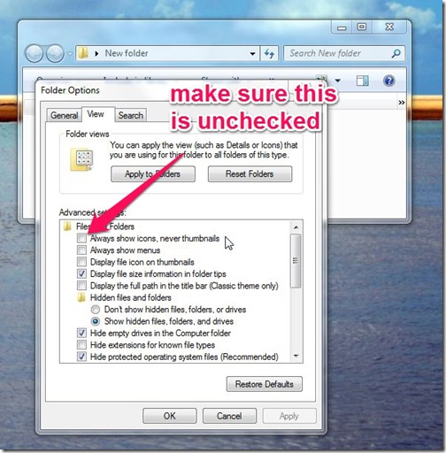 Folder Options Screenshot2