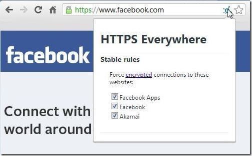 HTTPs Everywhere Screenshot