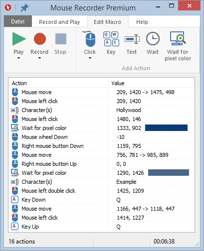 macro recorder mac os